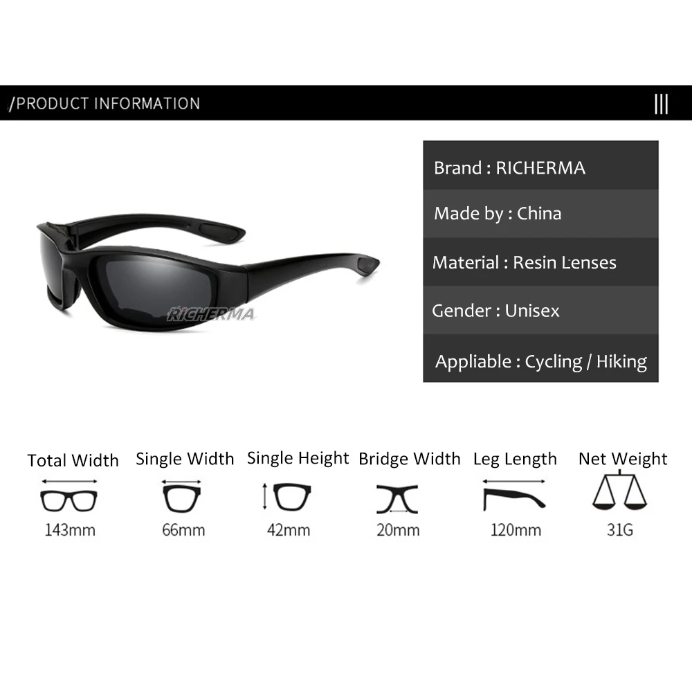 Летние черные мотоциклетные очки 2020 антибликовые женские горные велосипедные