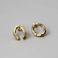 silvology irregular branch stud earrings for women 925 sterling silver 18k gold high quality earrings new korea ladies jewelry