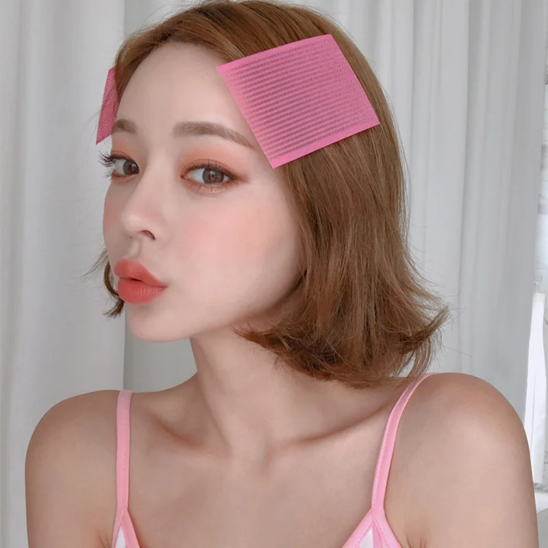 

2pcs Multi Color Hair Bang Sticker Woman Man Styling Holder Fashion Simple Magic Hair Sticker NO-Marking Hair Sticker