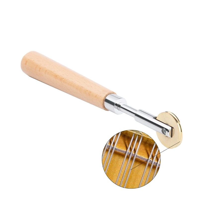 

Piano Repair Tool Pressure String Wheel Solid Wood Handle Musical Instrument Accessories