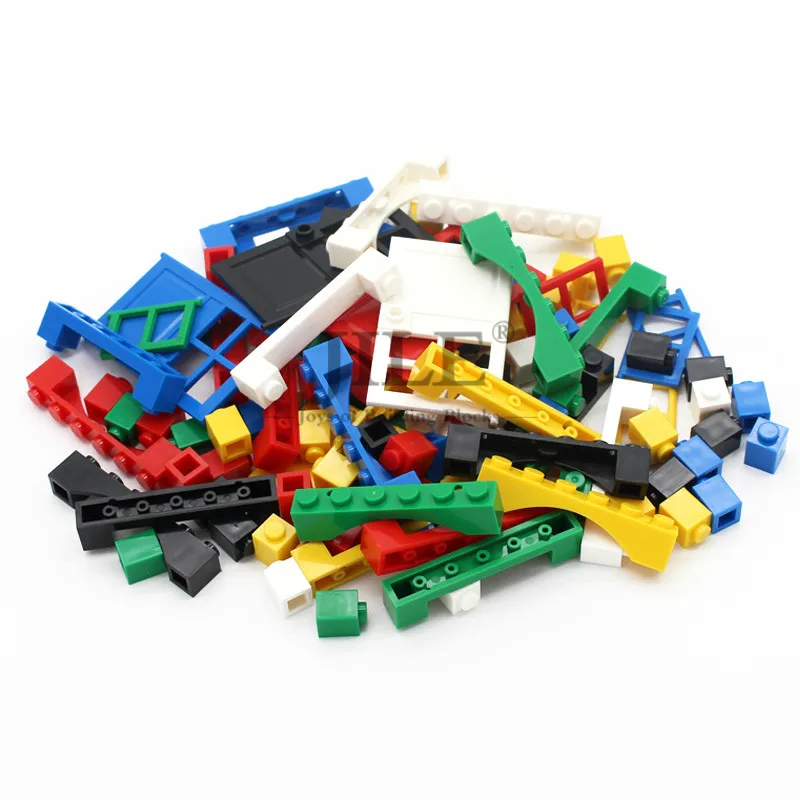 Конструктор Moc окно дверь городской уличный вид дом сделай сам просвечивающие