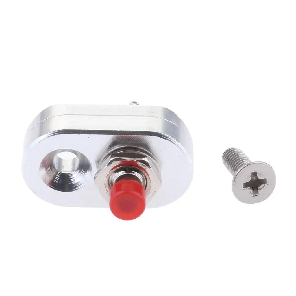 

Mini CNC Motorcycle Handlebar Aluminum Stop Start Kill Switch Button Silver