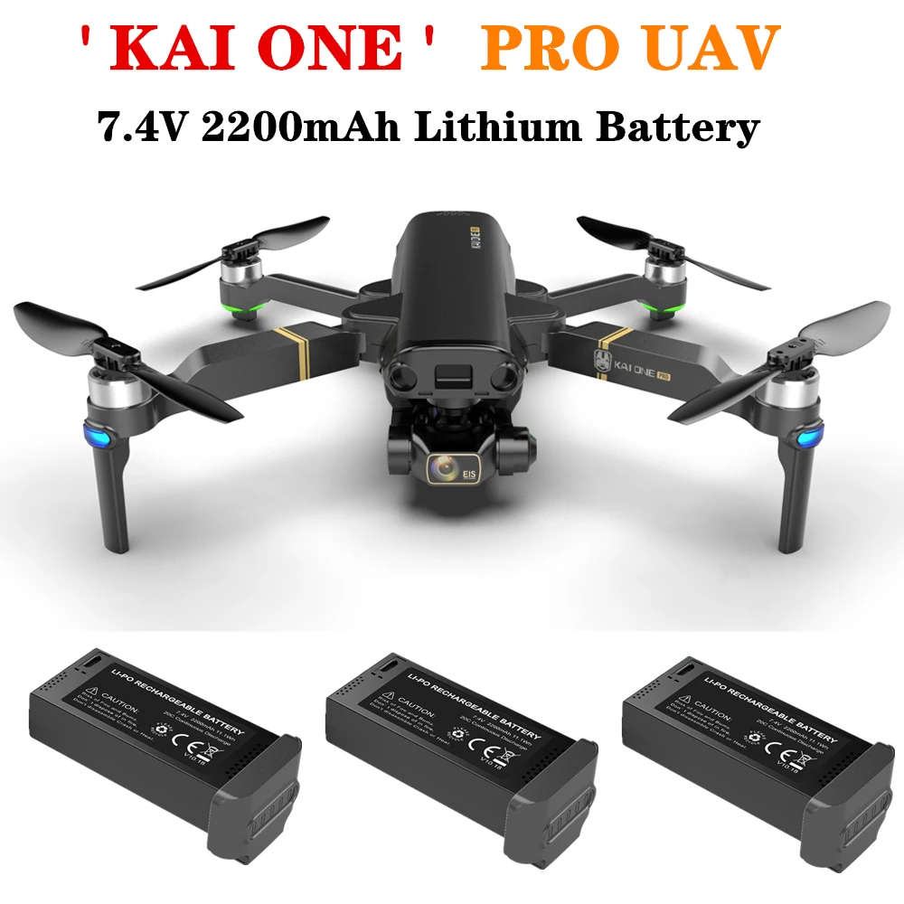 

Original Battery 7.4V 2200mAh Spare Parts for RC Drone KAI 1 UAV