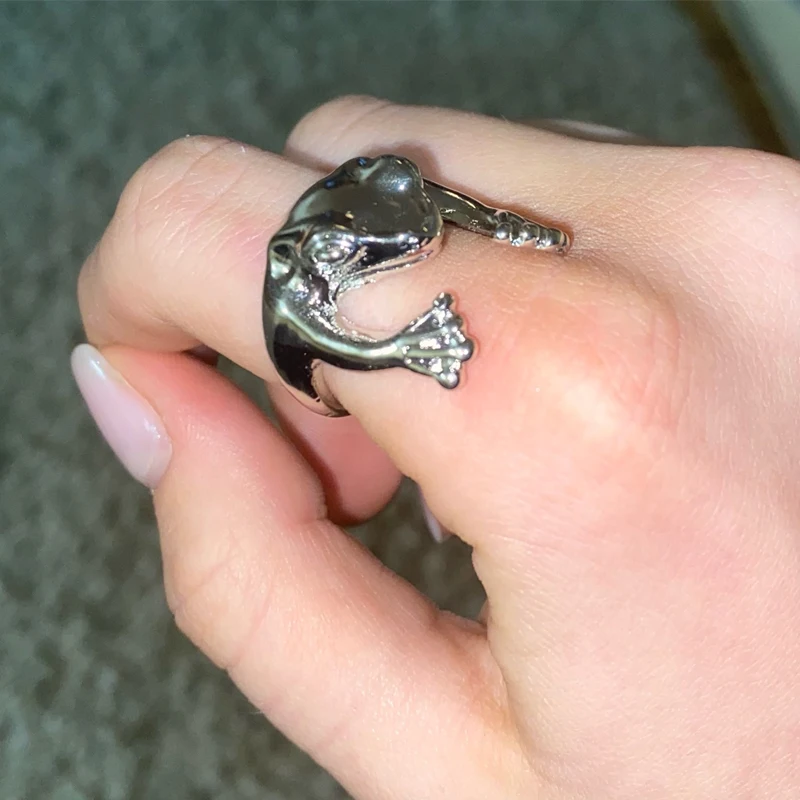 Кольцо женское в виде лягушки жабы животных | Украшения и аксессуары