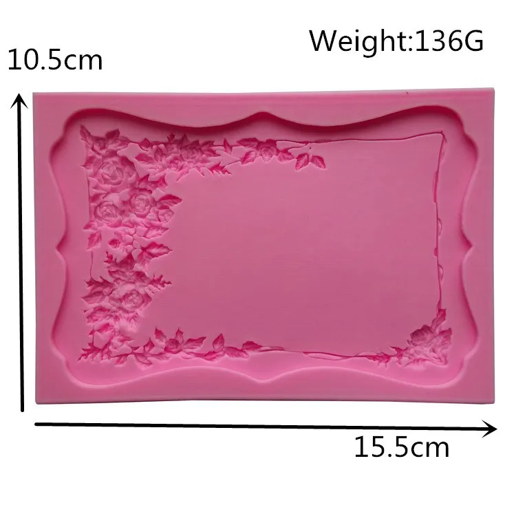 DIY Fondant Silicone Mould Photo Frame Picture Cake Chocolate | Дом и сад