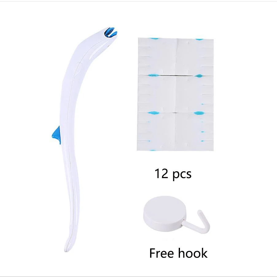 Hanging style Baffect туалетная щетка с одноразовая щетка для головы Экологичная пластиковая подвесная туалетная щетка поставляется моющий инструмент для чистки ванной комнаты - Цвет: Hanging style