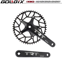 goldix mountain road folding bicycle crank 170mm square hole bcd130mm bicycle accessories fixed gear crankset bike crankset