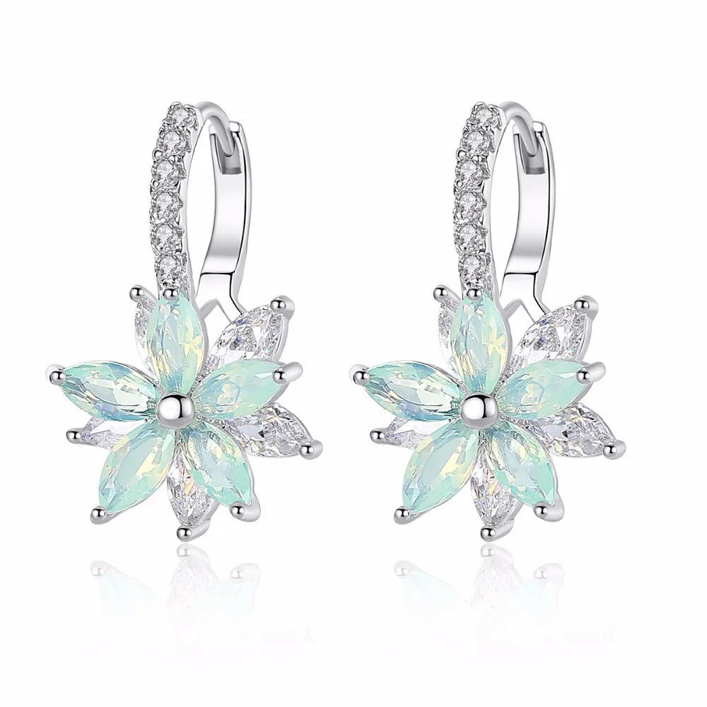 Новый милый романтический прекрасный прозрачный каменные Цветочные Форма