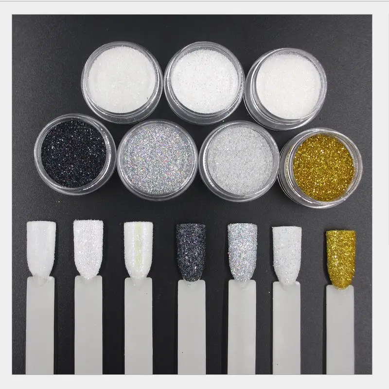 

2g Glitter for Nails Holographic Dip Powder Mirror Polishing Chrome Pigments Nail Art Decorations Laser Dazzling Dust T0138