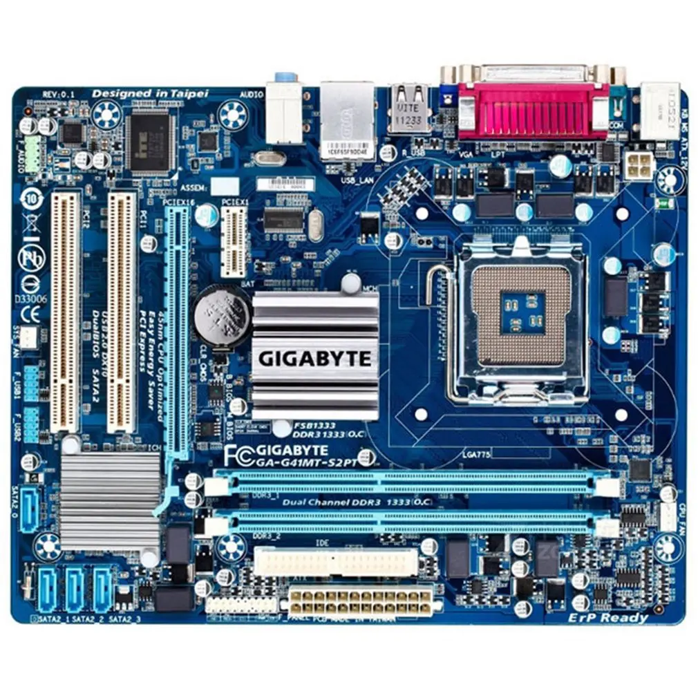

P5G41T-M/GA-H61M-DS2 DDR3 Computer Motherboard Dual Channel For Desktop ATX SATA III Interface DDR3 LGA 1155 AGP 8X