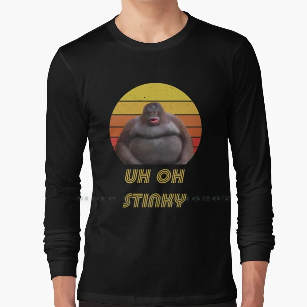 

Винтажная Футболка Uh Oh Stinky, 100% Чистый хлопок