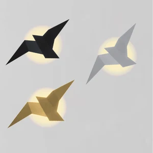 Настенные светодиодные лампы в скандинавском стиле, комнатный современный светильник для спальни, лестницы, спальни, прикроватный светильник, 3 Вт, 110 В220 В