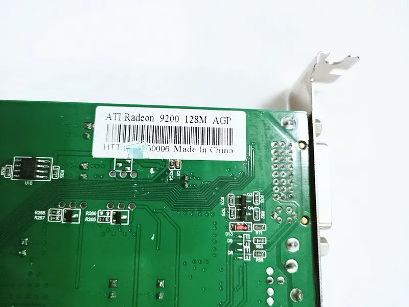 Высокое качество видео карта для сапфир ATI radeon 9200 DDR 128 м AGP DVI + VGA интерфейс