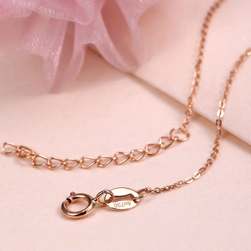 Трендовая подвеска в виде бабочки 18 К чистый настоящий однотонный кулон из