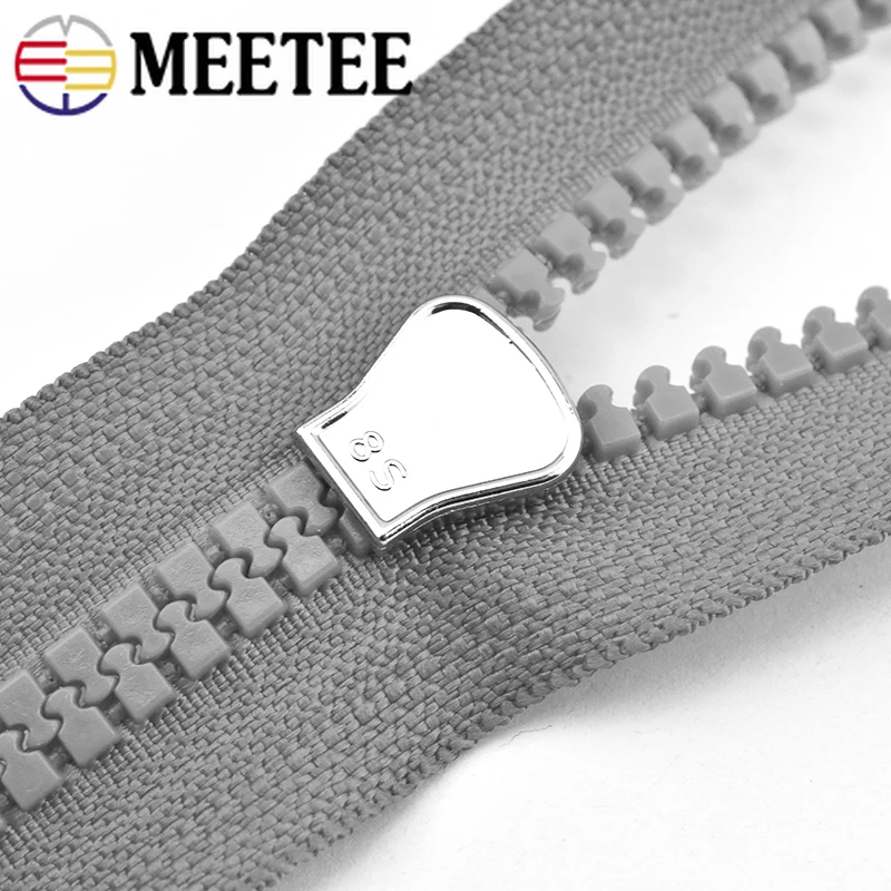 1 шт. металлическая молния ползунок уплотнительное кольцо 8 # молнии из смолы