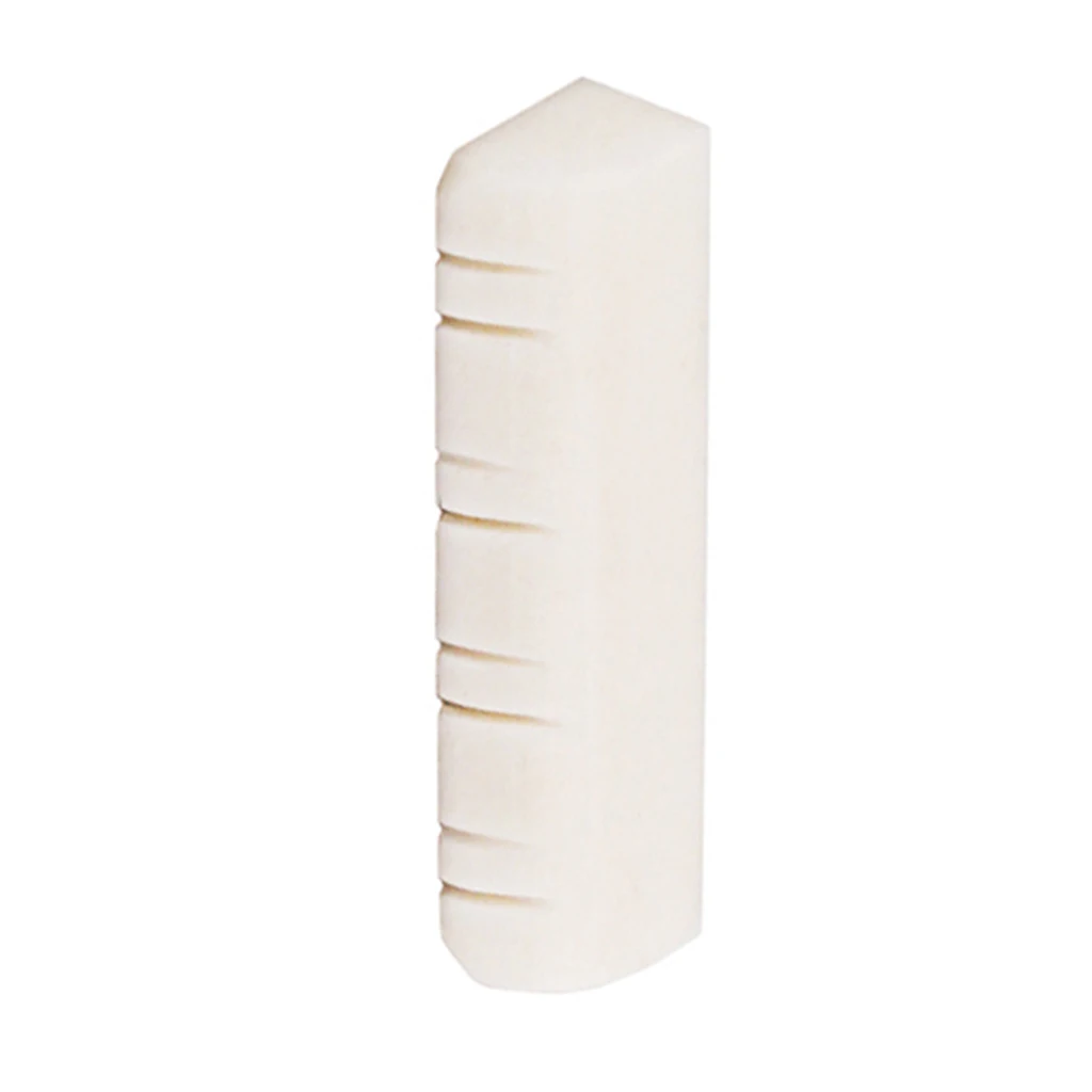 

Mandolin Nut,8 String Mandolin Bone Slotted Nuts,1.10x0.28x0.20inch