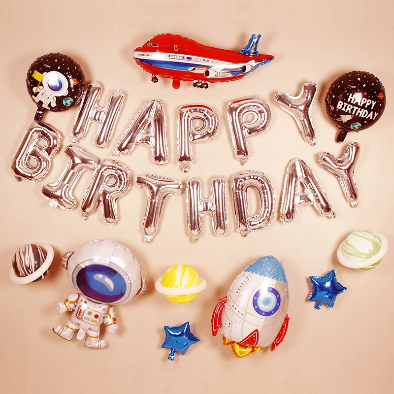 Шары воздушные из фольги в виде гигантской ракеты космоса 1 шт. | Дом и сад