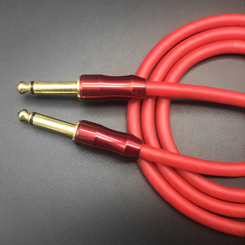 Кабель для усилителя гитары со снижением уровня шума от 6 35 до мм золотой разъем