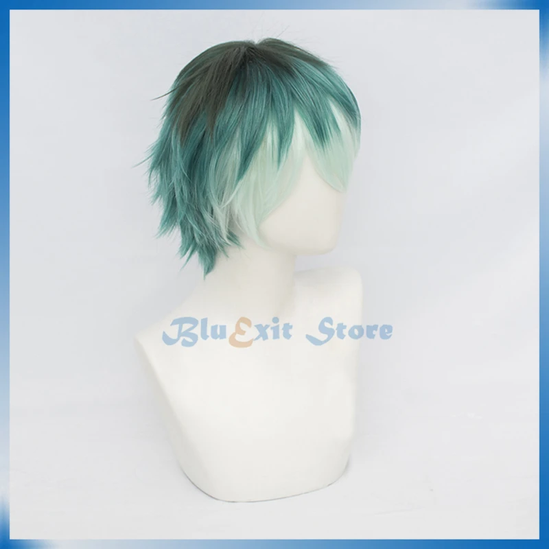 DRB Division Rap Battle Cosplay Wig Nurude Sasara Short Hair Green Synthetic Halloween |