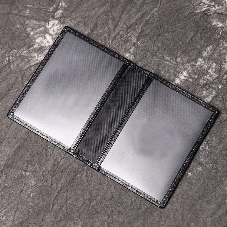 Тонкий бумажник из натуральной кожи Для водительских прав кошелек с окошком для