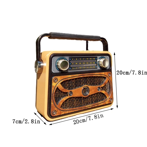 Цифровой FM радио многофункциональный MP3 плеер деревянный радиоприемник Ручка