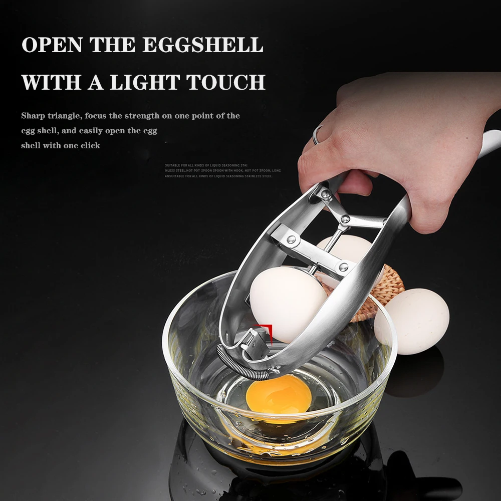 Egg Scissors Stainless Steel Boiled Topper Shell Cutter Knocker Raw Cracker Separator Opener Kitchen Accersories | Дом и сад