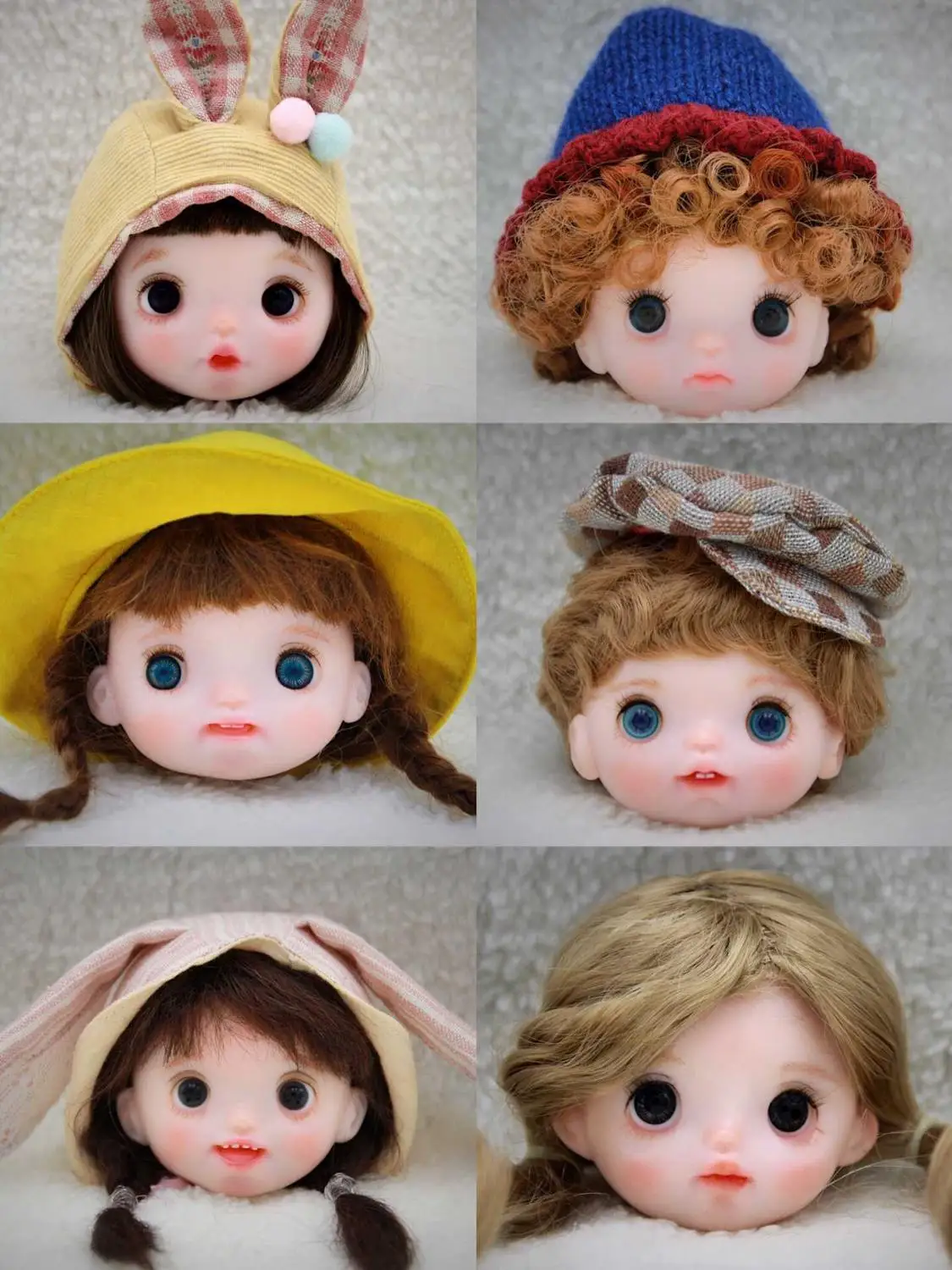 OB11 кукла ручной работы на заказ 1/8 BJD куклы OB голова и Обнаженная кукла Полимерная глина
