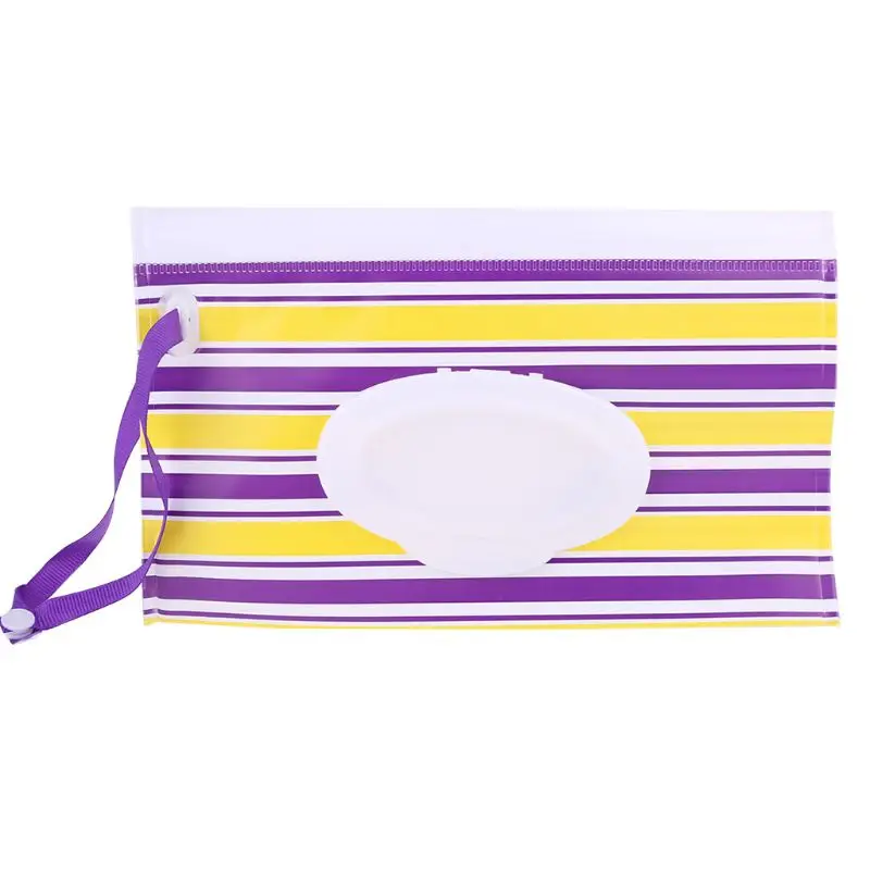 

Baby Wipes Bag Wet Wipe Box Cleaning Portable Cartoon Print Container Case Kids Reusable Organizer