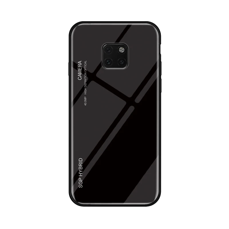 Чехол Gradient из закаленного стекла для телефонов Huawei Mate10 20 30 Pro Lite P10 P20 P30 Plus Funda on.