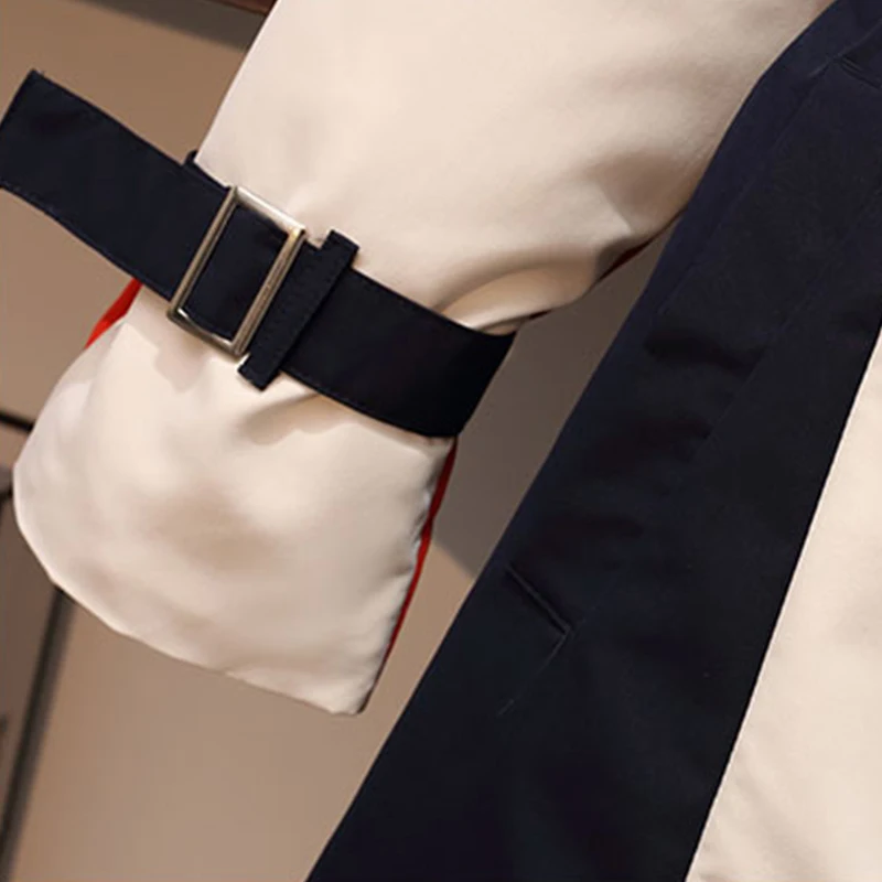 EHQAXIN Womens Clothing Cotton-Padded Jacket Winter Warmth Plus Velvet Thickening Long Lace-Up Windbreaker Coats L-4XL