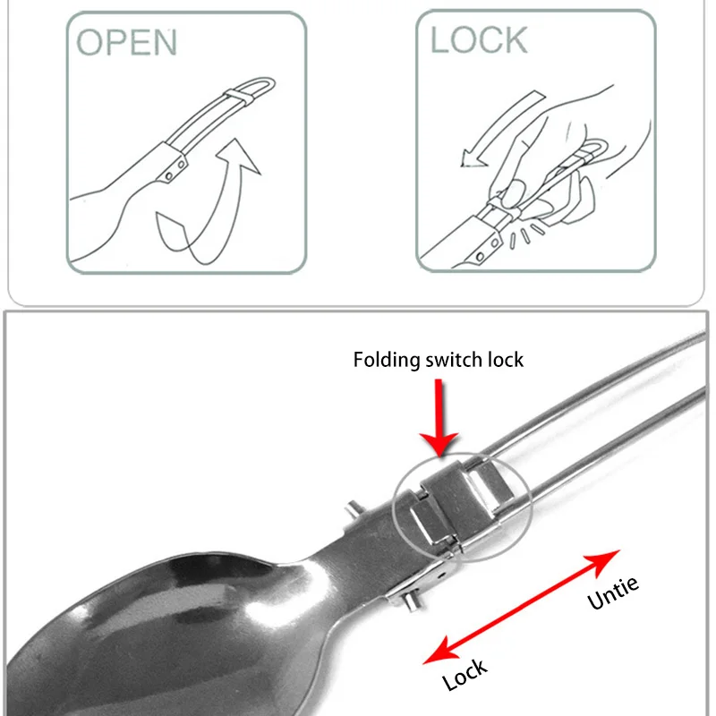 3 в 1 уличные складные столовые приборы оборудование для кемпинга складной нож