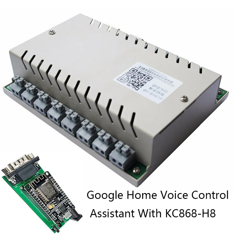 Assistant-google-H8 Google Home Голосовое управление помощник модуль для KC868 выключатель света Умный дом автоматизация пульт дистанционного управления - Комплект: Assistant-google-H8