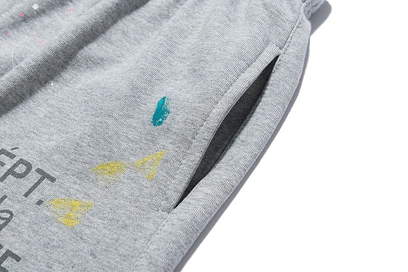 Спортивные штаны для мужчин и женщин 100% хлопок джоггеры с принтом граффити