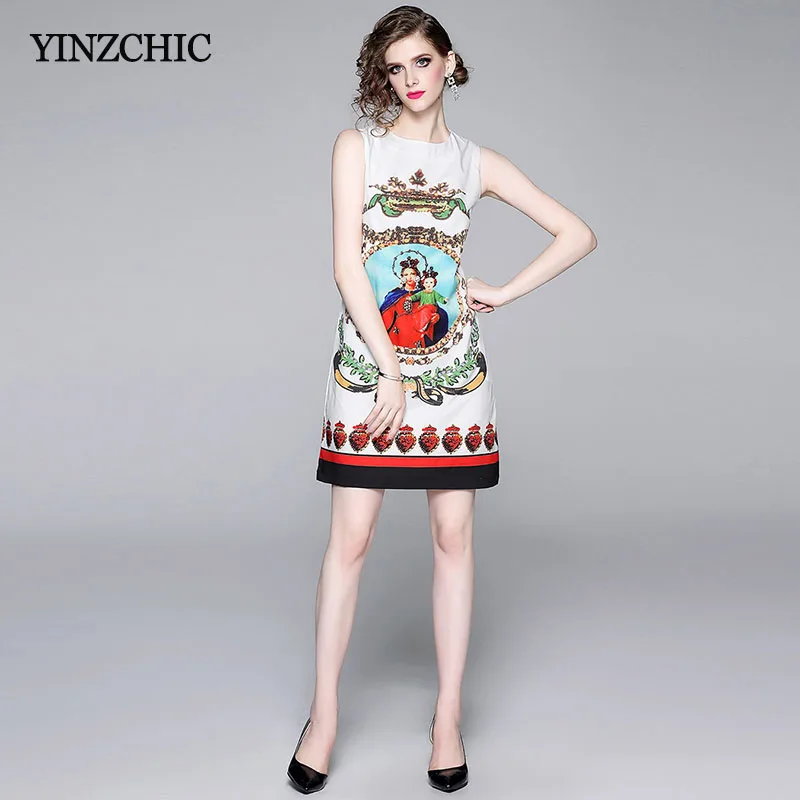 Женское платье миди без рукавов с круглым вырезом|Женские платья| |