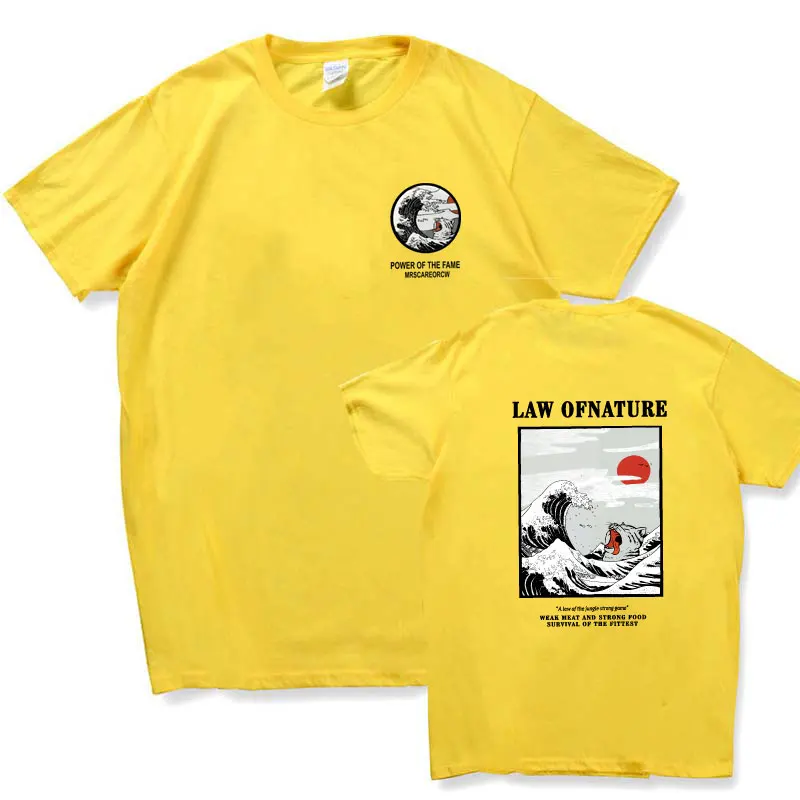 

2020 Fashion Casual New Wavy Cat Print Summer Men 100% Cotton T-Shirt O-Neck Short Sleeve Hip Hop T Shirt Men Streetwear Size