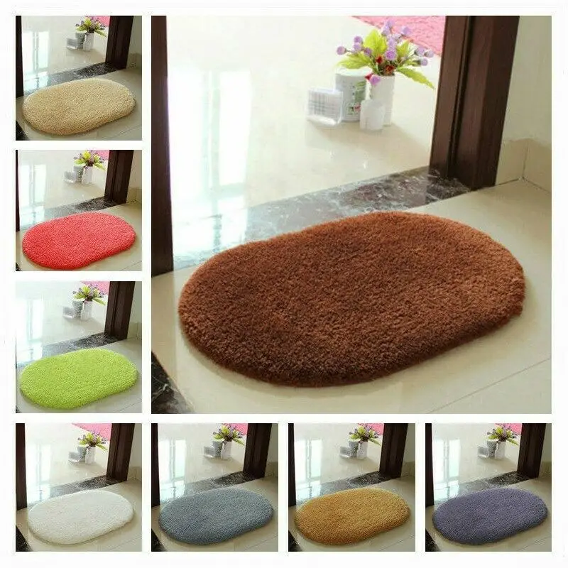 

Absorbent Bathroom Bedroom Floor Non-slip Mat Memory Foam Bedside Area Rug 1PC