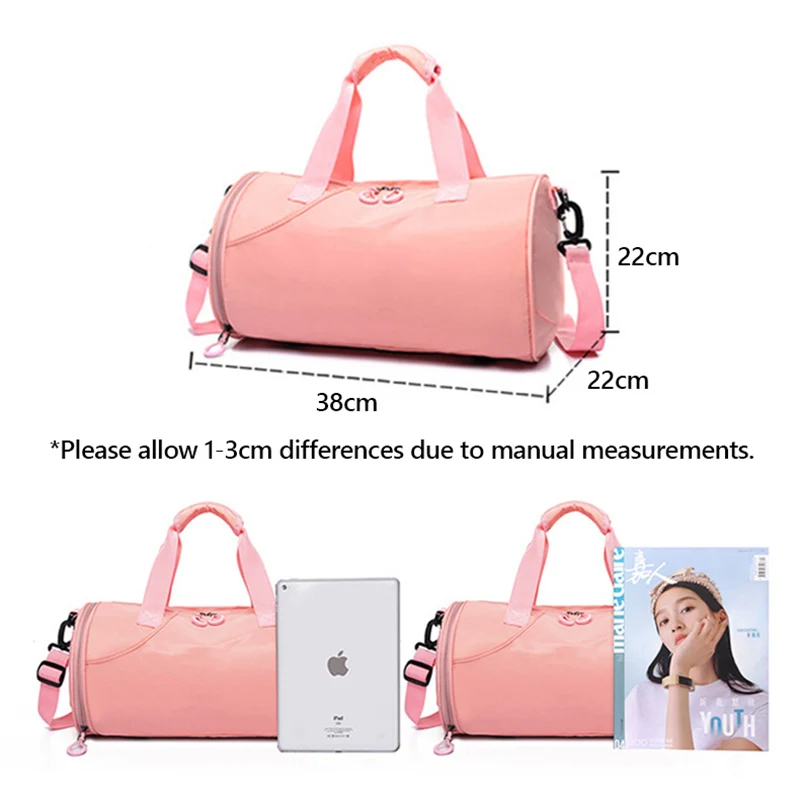 2021 Sport For Fitness Yoga Bag Women Travel Gym Bag Sport Handbag Crossbody Waterproof Training Handbag Shoes Storage XA738Y