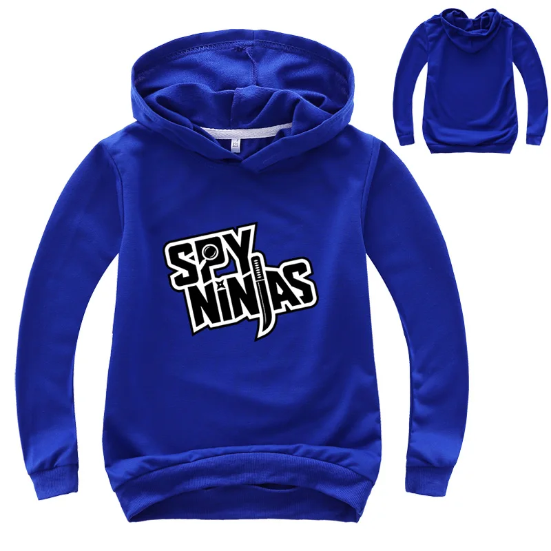 

SPY NINJAS Boys Hoodies Tees Cotton Boys Spring Clothes Shirts for Teenage Girls Anime Cosplay Shirt Little Kids Hooded Tops