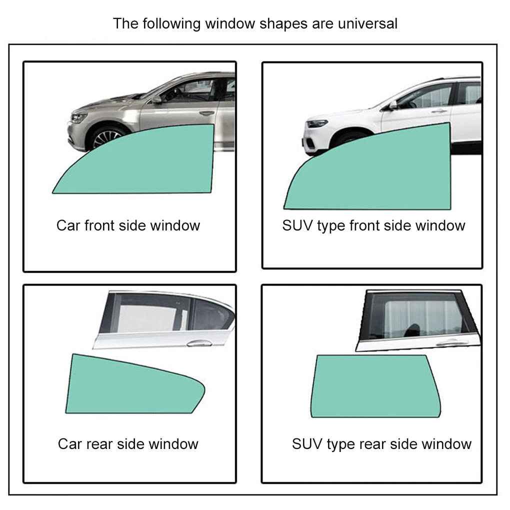 Window Cover Sunshade Curtain Car Side Mesh Sun Protection Solar Visor Shield Dust Protector | Sunshades