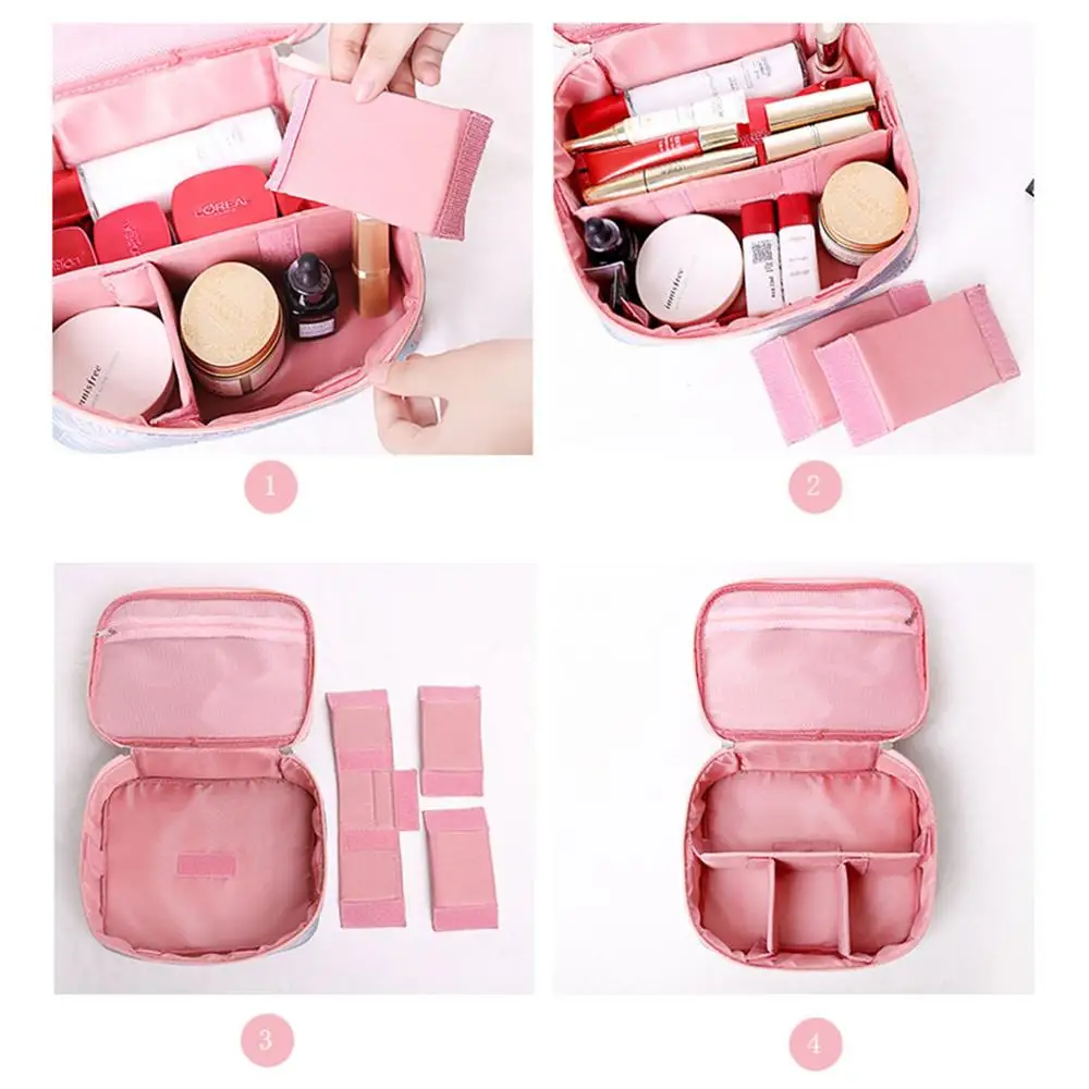 Дорожный косметический чехол для макияжа переносные кисти туалетных