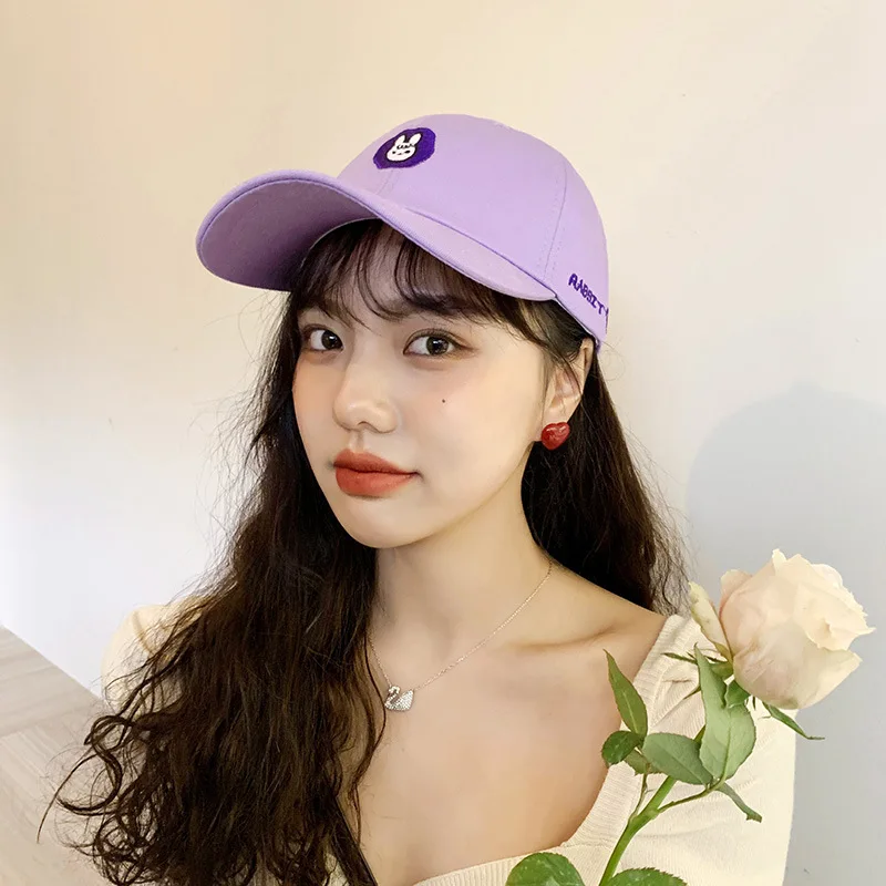 Женская бейсбольная кепка модная популярная в Корейском стиле милая бейсболка с