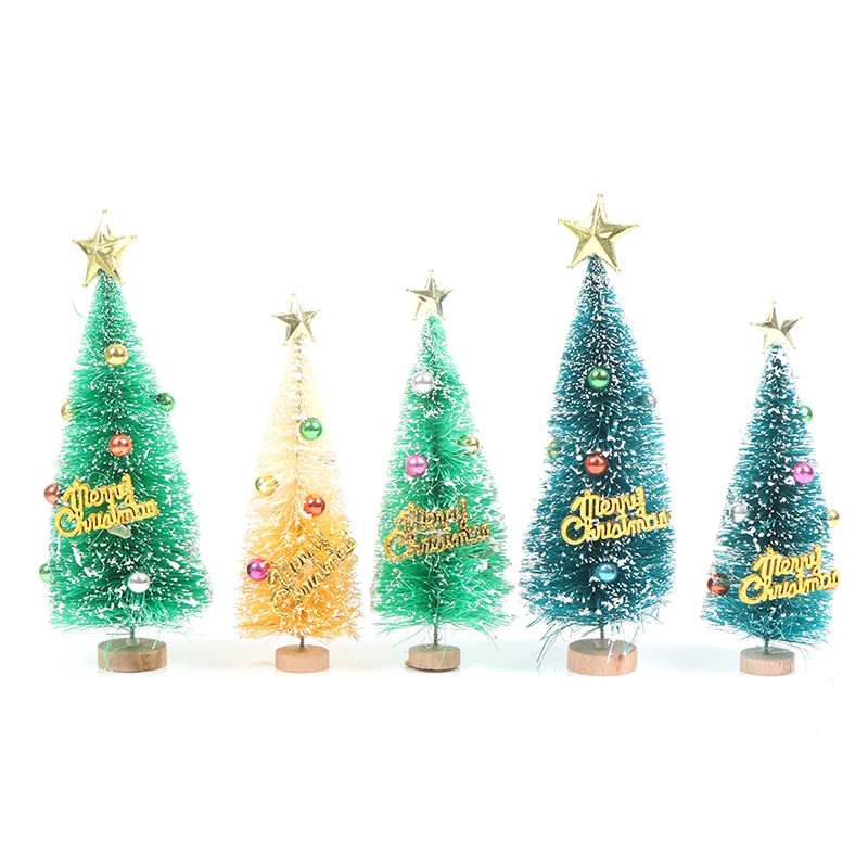 

Настольная миниатюрная Рождественская мини-елка, звезда, праздник, Рождество, новый вечерние шение для дома