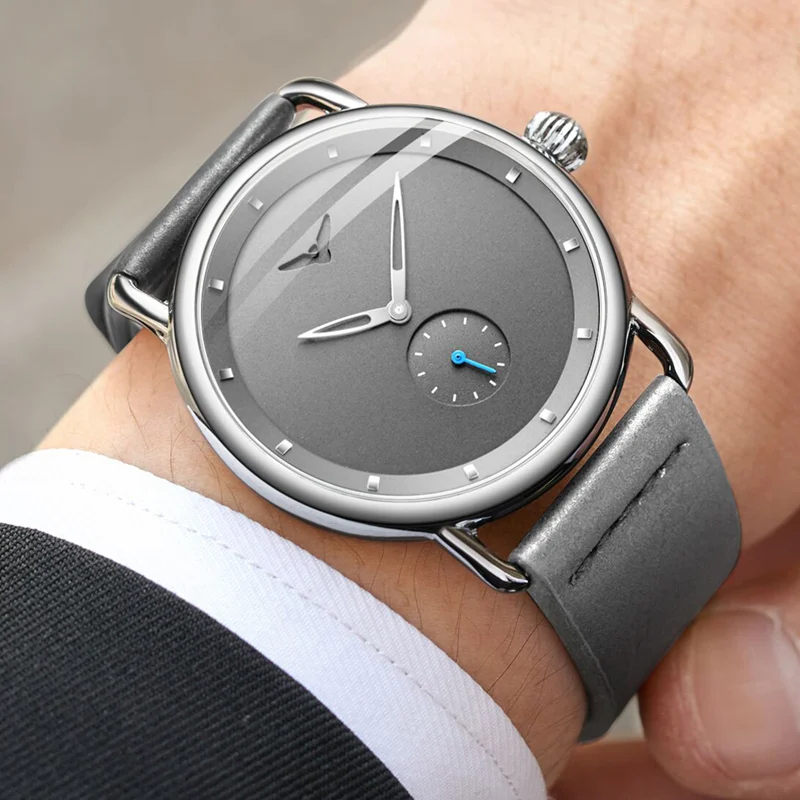 

2021 Men Watches Top Brand Luxury Fashion Leather Strap Simple Quartz Wrist Watch Men Male Clock Relogio Masculino Drop Shipping
