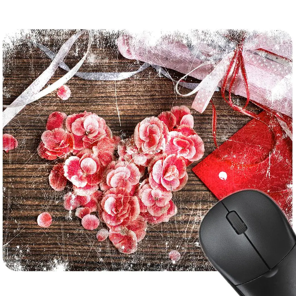 

Christmas Jingle Bell Flower Anti-Slip Soft Desk PC Laptop Computer Mouse Pad Mice Mat Winter Christmas gifts