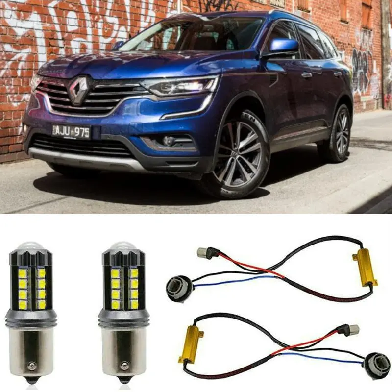 

Fog lamps for RENAULT KOLEOS 2 II HC Stop lamp Reverse Back up bulb Front Rear Turn Signal error free 2pc