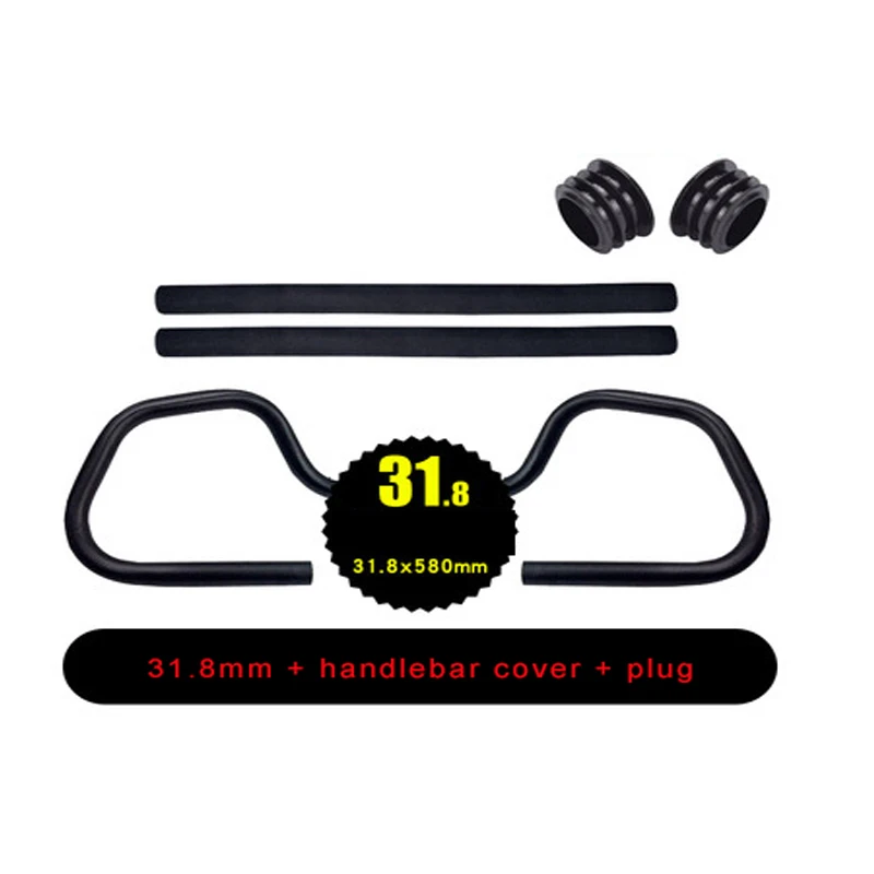 Велосипедный руль из алюминиевого сплава с бабочкой BMX для отдыха