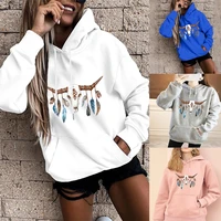 fashion hoodie womens casual top funny series printed long sleeve oversized pocket pullover harajuku loose sports hoodies
