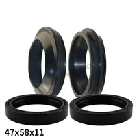acz motorcycle front fork damper oil seal cover rubber 47x58x11mm shock absorber for kawasaki kx250f crf450r crf450x
