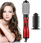 Фен для волос, щетка с одним шагом, Расческа с горячим воздухом для укладки, фриз, вращающаяся Автоматически вращающаяся Плойка для волос, отрицательная Ионная Щетка