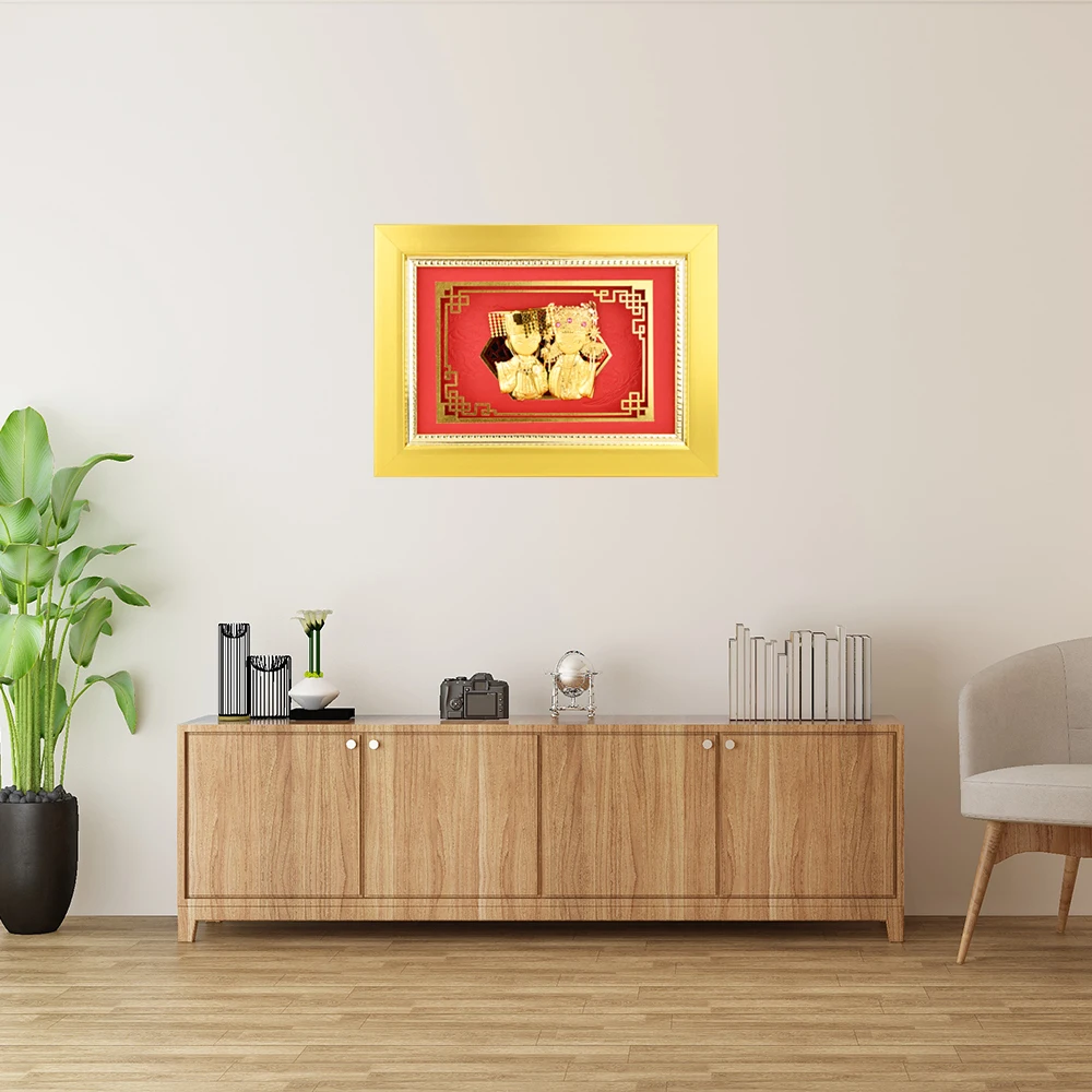 Объемные картины в рамке только что Свадебный декор картина из 24-каратной